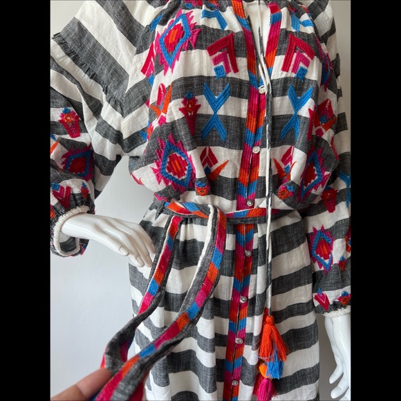 ZARA TRF Collection Embroidered Casual Dress - Picture 8 of 11